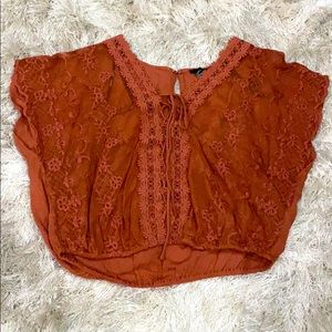 Crop top prairie style